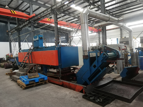 Mesh belt furnace processing line